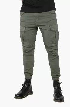 Alpha Industries pantaloni de bumbac Airman Pant culoarea verde 188201.142-green imagine