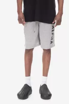 Alpha Industries pantaloni scurti Alpha Jersey barbati, culoarea gri 116366.17-grey imagine