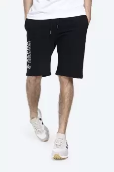 Alpha Industries pantaloni scurti Basic barbati, culoarea negru 116364FP.530-black imagine