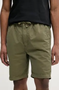Alpha Industries pantaloni scurti din bumbac Basic Cotton Shorts barbati, culoarea verde, 156262 imagine