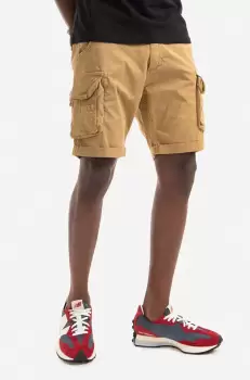 Alpha Industries pantaloni scurti din bumbac Crew Short culoarea bej 176203.14-cream imagine