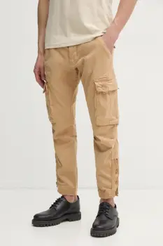Alpha Industries pantaloni Task Force Pant barbati, culoarea verde, cu fason cargo, 106203 imagine