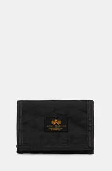 Alpha Industries portofel Combat Label Wallet culoarea negru, 156951 imagine
