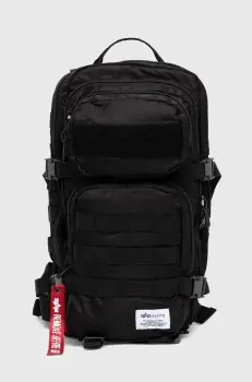 Alpha Industries rucsac culoarea negru, mare, neted imagine