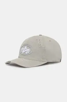 Alpha Industries sapca de baseball din bumbac World Acid Cap imagine