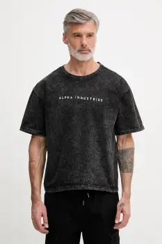 Alpha Industries tricou din bumbac Acid Logo imagine