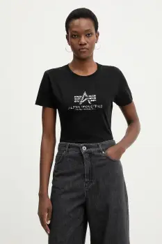 Alpha Industries tricou din bumbac Basic BL Mirror Leo W imagine