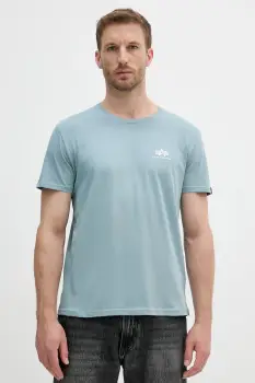 Alpha Industries tricou din bumbac cu imprimeu, 188505.134 imagine