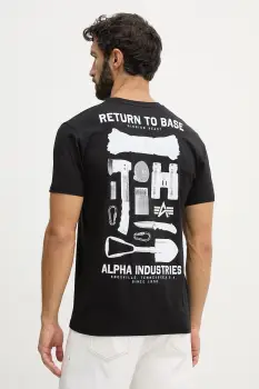 Alpha Industries tricou din bumbac Return To Base imagine