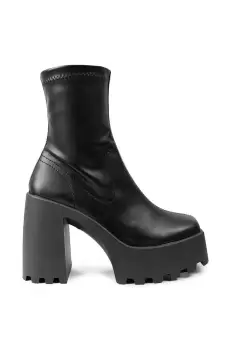 Altercore botine Agnes femei, culoarea negru, cu toc drept, Agnes imagine