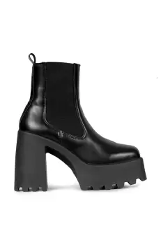 Altercore botine femei, culoarea negru, cu toc drept, Blaze imagine