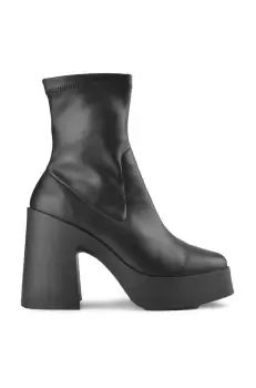 Altercore Botine Victoria femei, culoarea negru, cu toc drept imagine