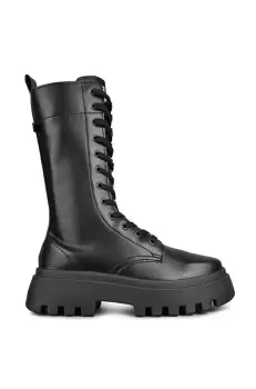 Altercore Pantofi Devona femei, culoarea negru, cu platforma imagine