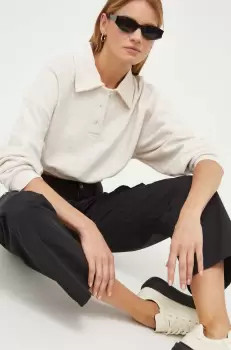 American Vintage bluza culoarea bej imagine