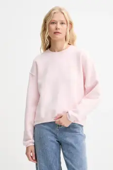 American Vintage bluza culoarea roz, cu imprimeu, IZU03A imagine