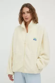 American Vintage bluza femei, culoarea bej, cu imprimeu imagine