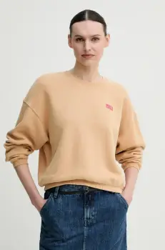 American Vintage bluza femei, culoarea verde, cu imprimeu, IZU03AE25 imagine