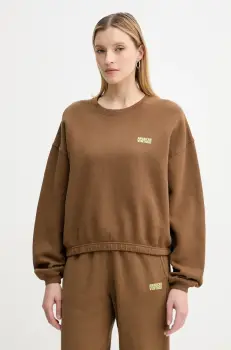 American Vintage bluza femei, culoarea verde, cu imprimeu, IZU03AE25 imagine