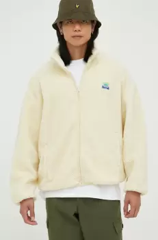 American Vintage geaca barbati, culoarea bej, de tranzitie, oversize imagine