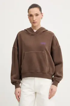 American Vintage Hanorac cu gluga pentru femei, din bumbac imagine