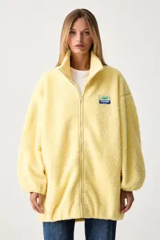 American Vintage hanorac din polar pentru femei imagine