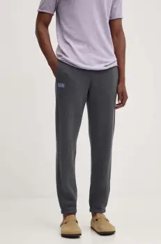 American Vintage pantaloni de trening culoarea gri, cu imprimeu, MDOV05AH24 imagine