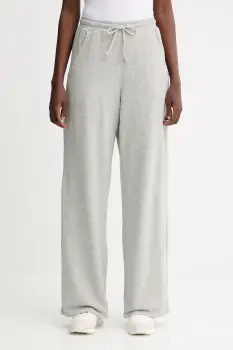 American Vintage pantaloni de trening culoarea gri, melanj, ZOF05B imagine