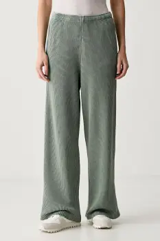 American Vintage pantaloni de trening pentru femei din bumbac imagine