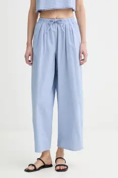American Vintage pantaloni pentru femei, din bumbac imagine