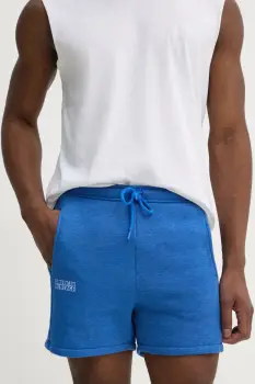 American Vintage pantaloni scurti barbati, culoarea violet, MDOV09AE25 imagine