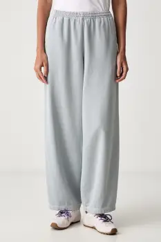 American Vintage pantaloni straight pentru femei din bumbac imagine