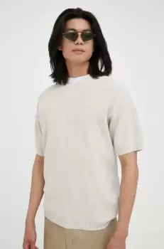 American Vintage pulover barbati, culoarea bej imagine