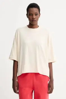 American Vintage tricou culoarea bej, UDA02A imagine