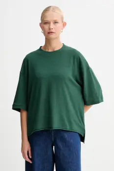 American Vintage tricou culoarea verde, UDA02A imagine