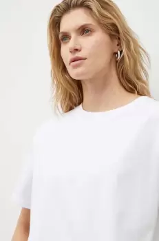 American Vintage tricou din bumbac femei, culoarea alb imagine