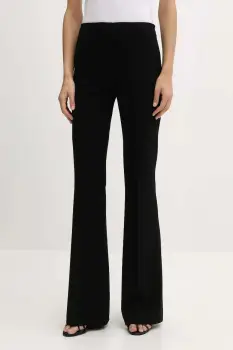 Aniye By pantaloni culoarea negru, evazati, high waist, 181292 imagine