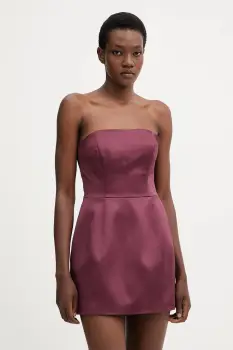 Aniye By rochie culoarea bordo, mini, evazati, 181379 imagine