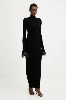 Aniye By rochie culoarea negru, maxi, mulata, 181049 imagine