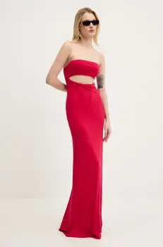 Aniye By rochie culoarea rosu, maxi, mulata, 185788 imagine