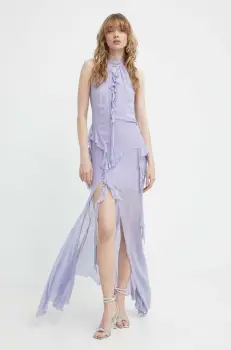 Aniye By rochie culoarea violet, maxi, drept, 185217 imagine