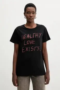 Aniye By tricou din bumbac culoarea negru, 181452 imagine