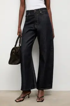 Answear.LAB blugi din bumbac culoarea albastru marin imagine