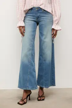 Answear.LAB blugi straight pentru femei imagine