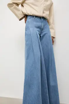 Answear.LAB blugi wide leg pentru femei Unscripted Collection imagine