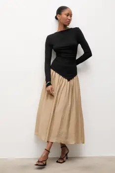 Answear.LAB bluza asimetrica femei cu vascoza imagine