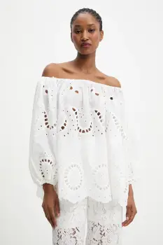 Answear.LAB bluza culoarea alb, modelator imagine