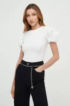 Answear Lab bluza culoarea alb, neted imagine