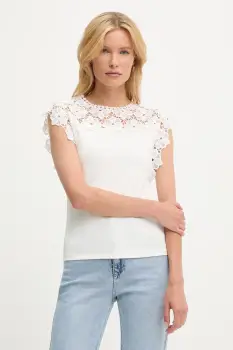 Answear Lab bluza culoarea alb, neted imagine