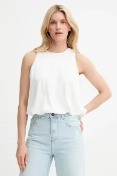 Answear Lab bluza culoarea alb, neted imagine