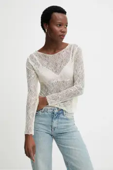 Answear.LAB bluza culoarea bej imagine